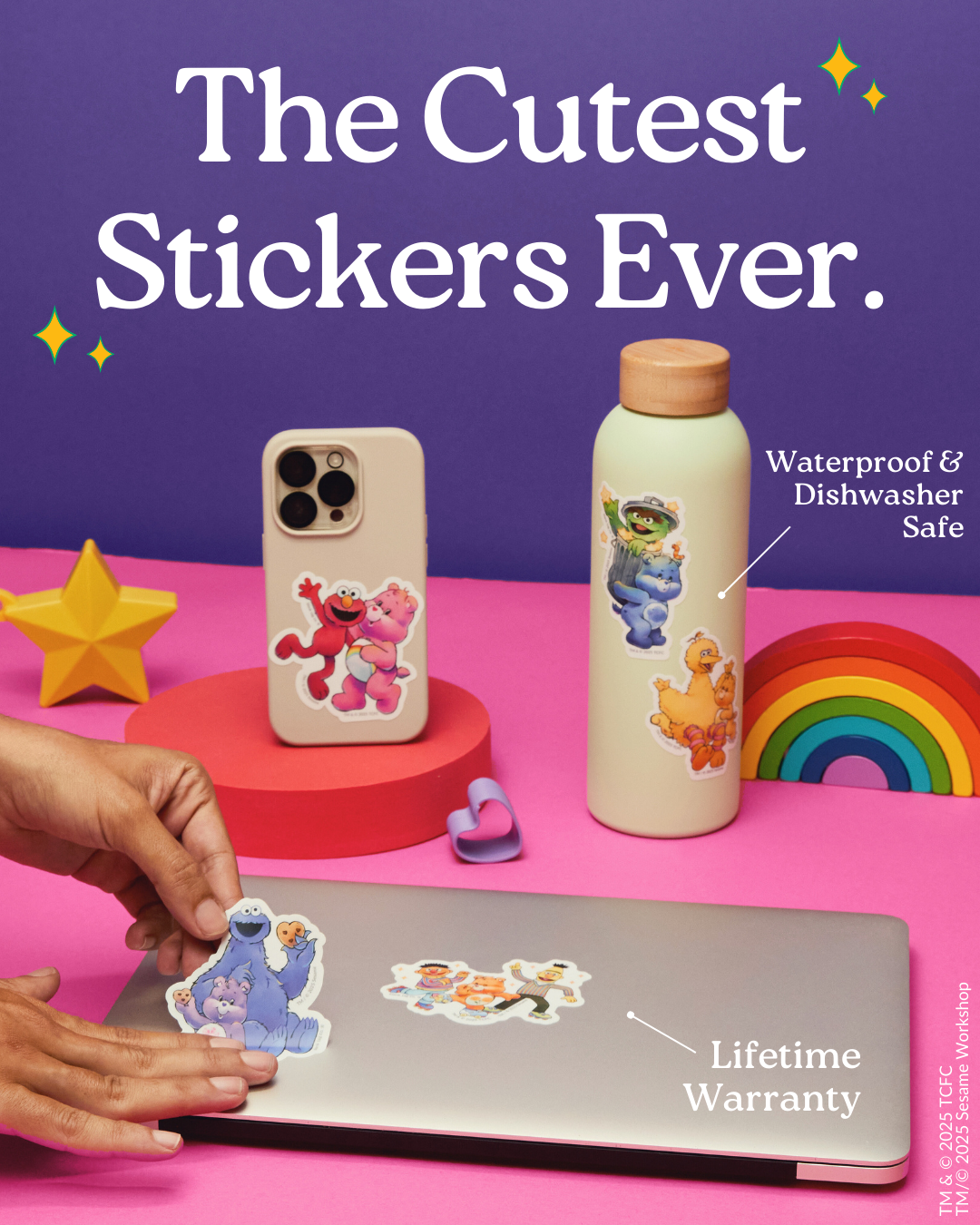 The Bedtime Bear And The Count Sticker