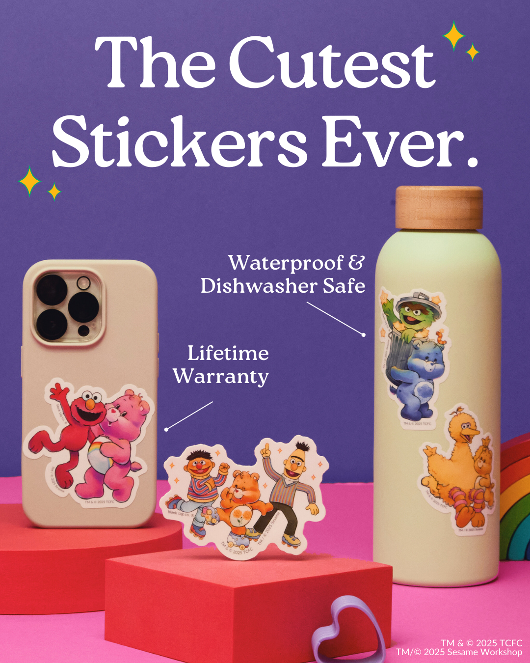 The Bedtime Bear And The Count Sticker