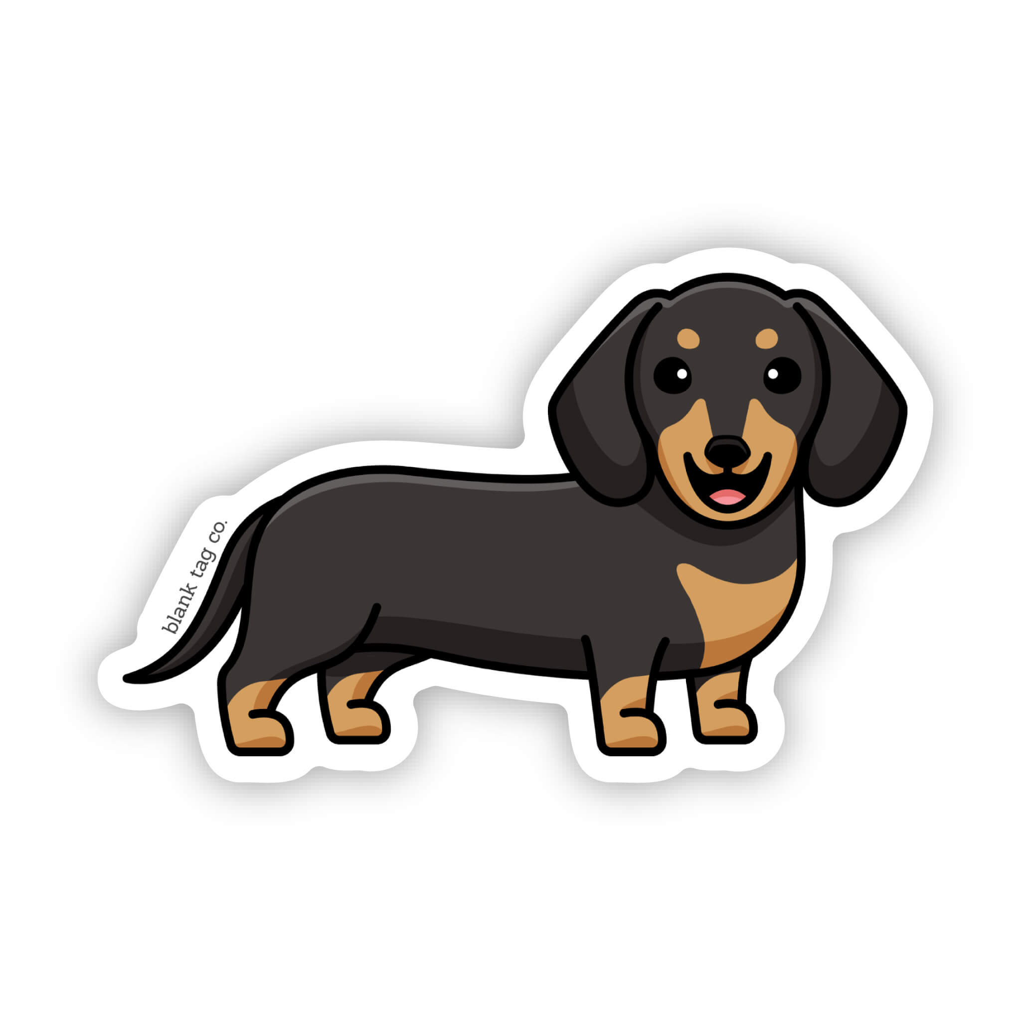 Blank Tag Co.® Waterproof Sticker - Dachshund