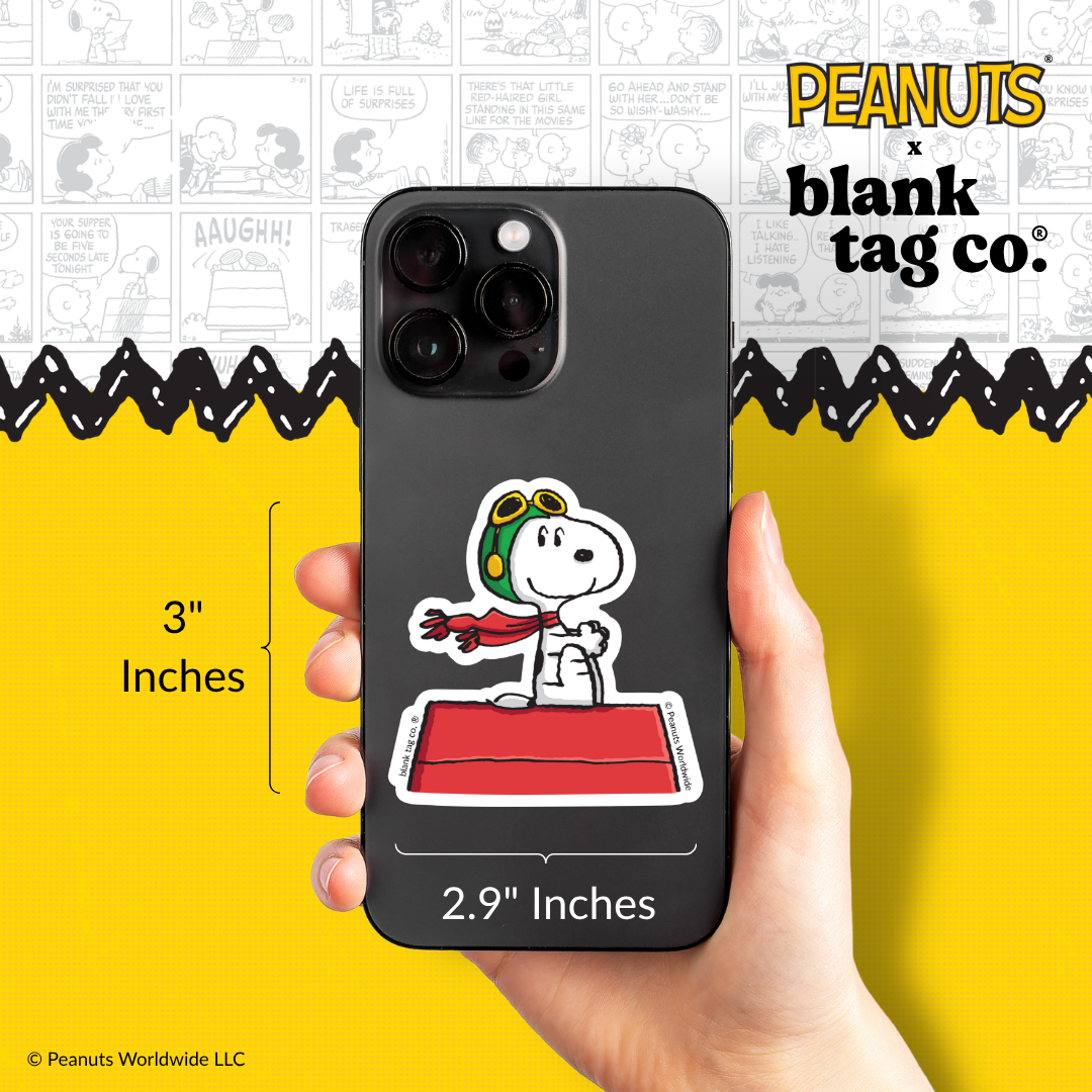 Peanuts® Waterproof Sticker - Flying Ace Original
