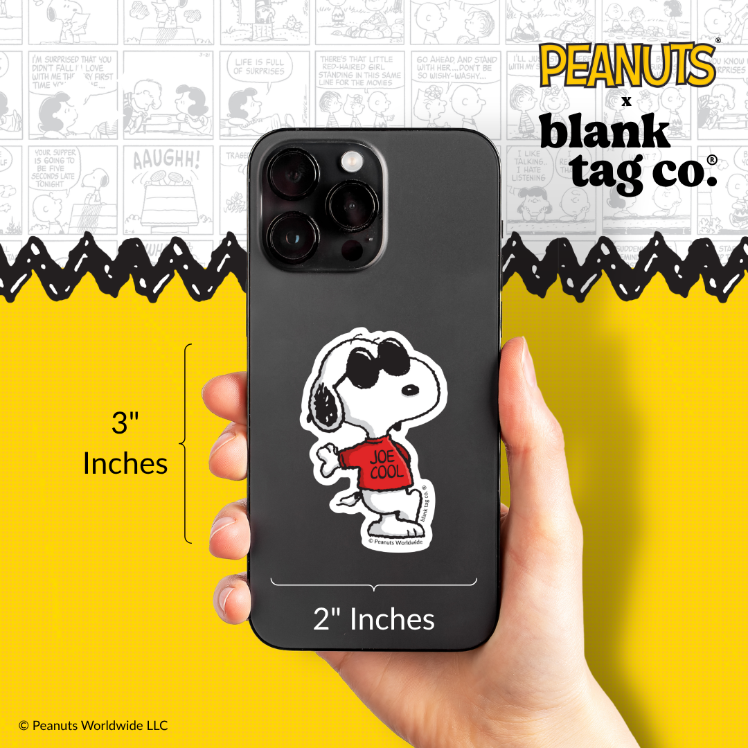 Peanuts® Waterproof Sticker - Joe Cool