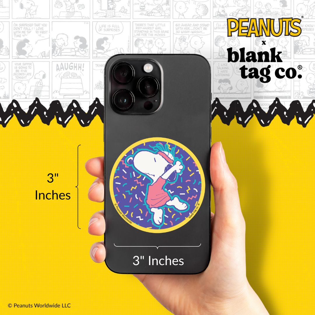 Peanuts® Waterproof Sticker - Party Animal
