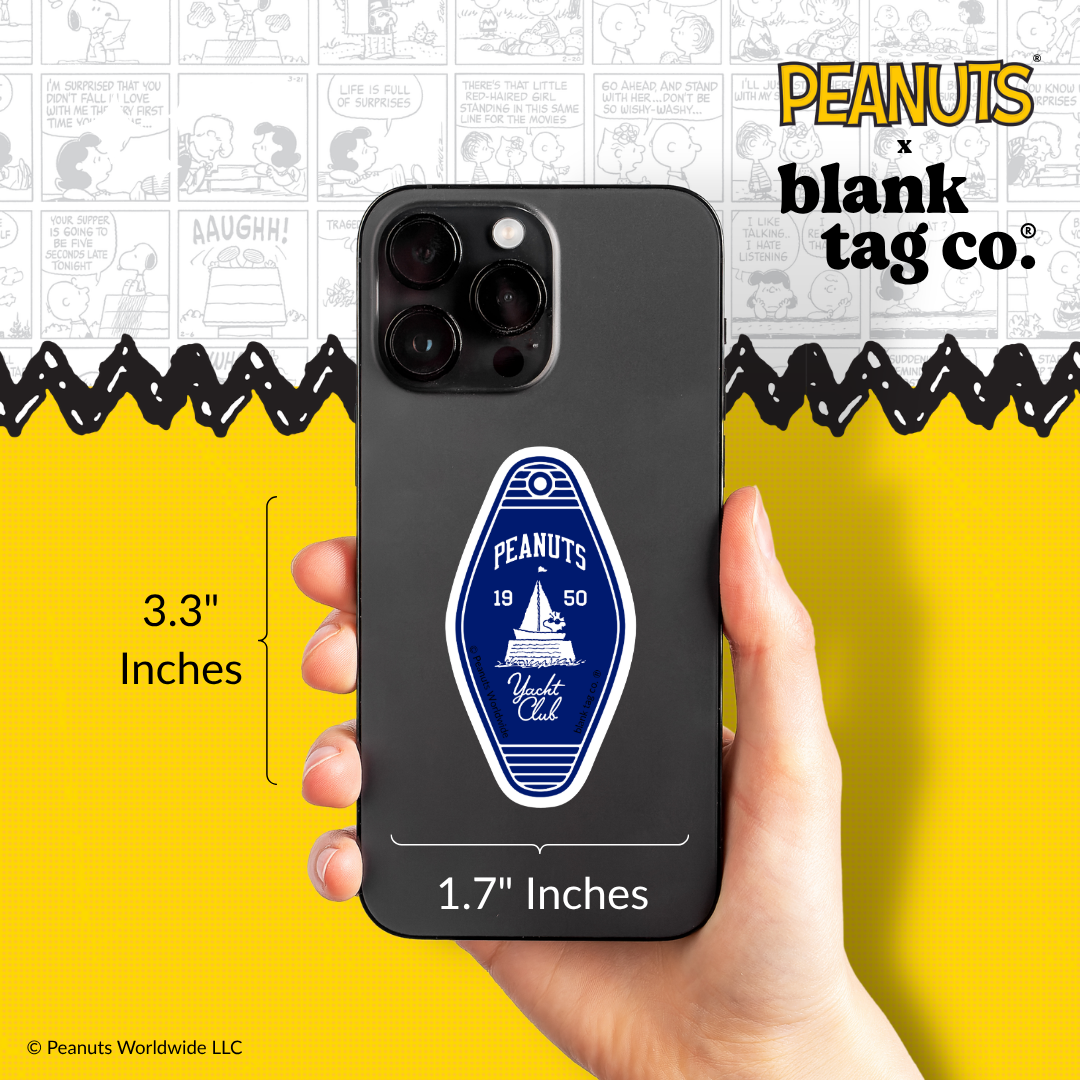 Peanuts® Waterproof Sticker - Peanuts Yacht Club