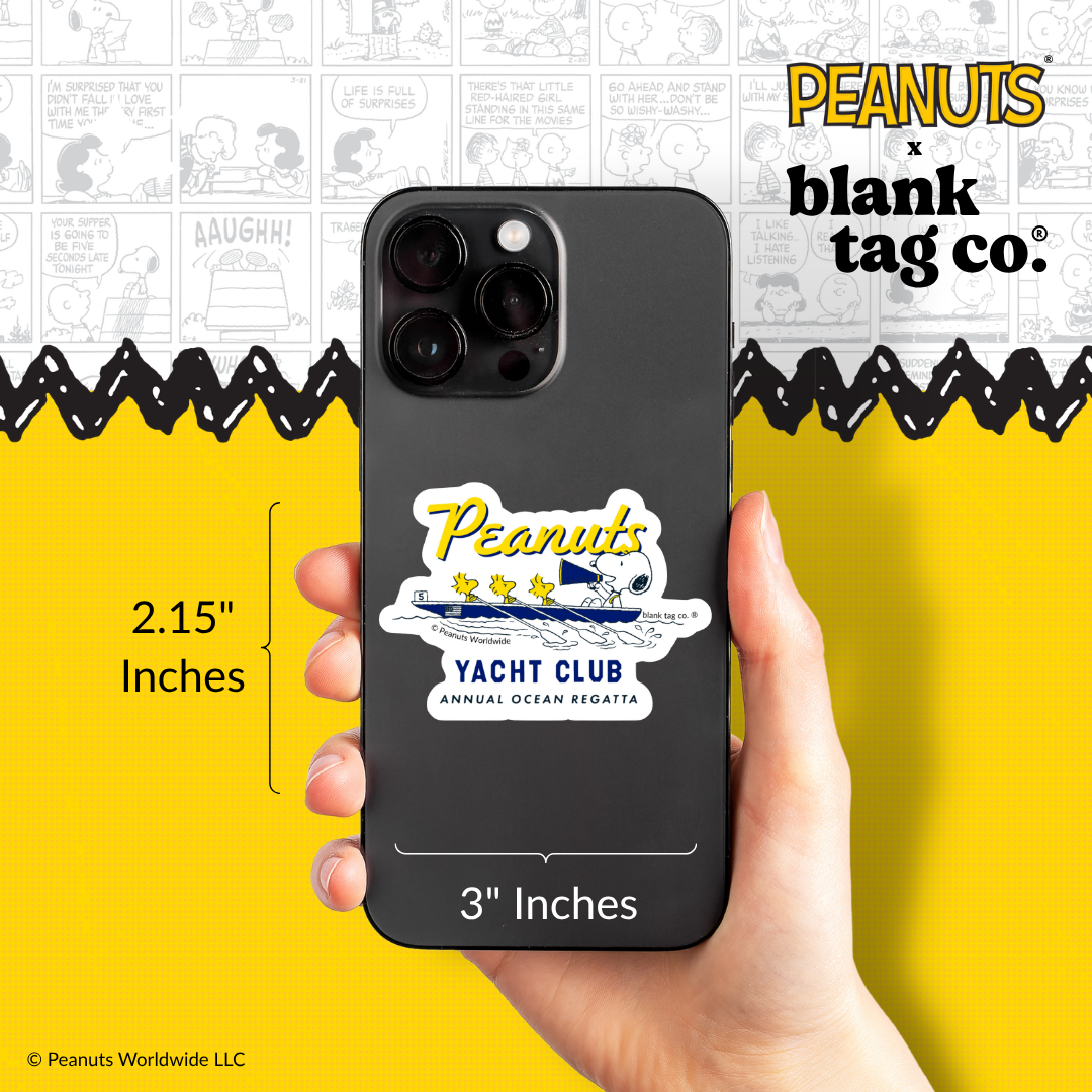 Peanuts® Waterproof Sticker - Peanuts Rowing