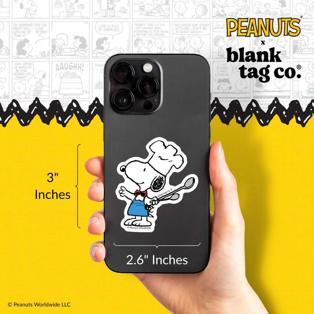 Peanuts® Waterproof Sticker - Snoopy Ready To Cook