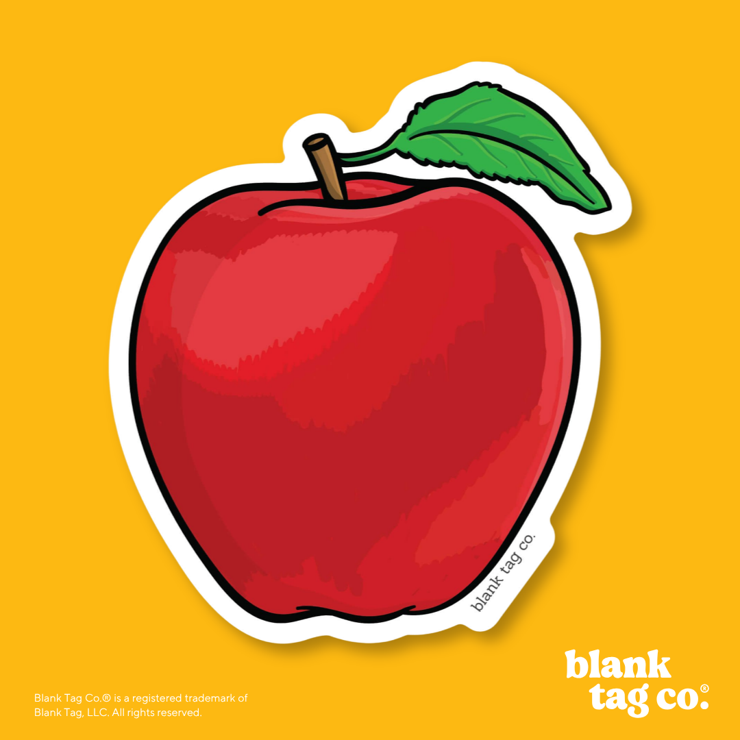 Blank Tag Co.® Waterproof Sticker - Apple