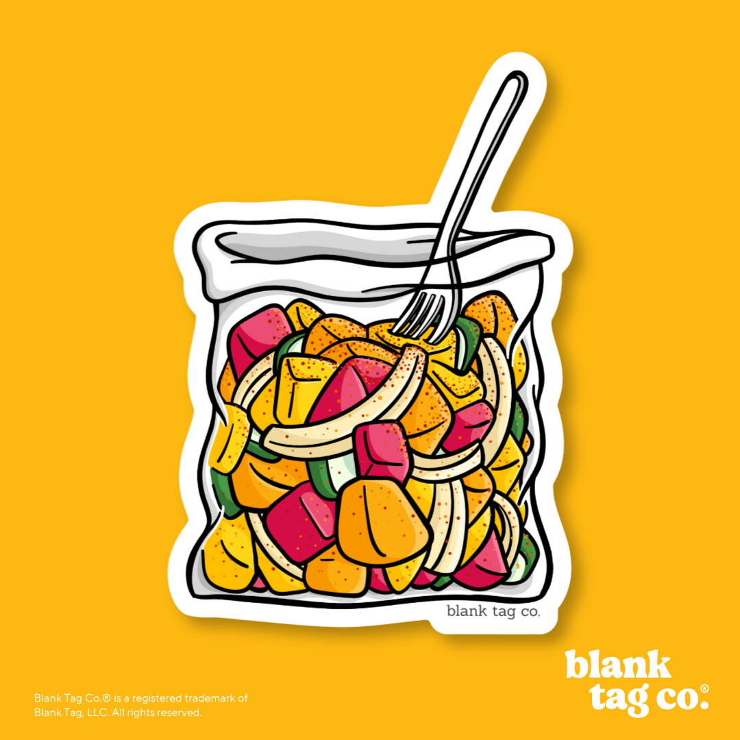 Blank Tag Co.® Waterproof Sticker - Bag of Fruits