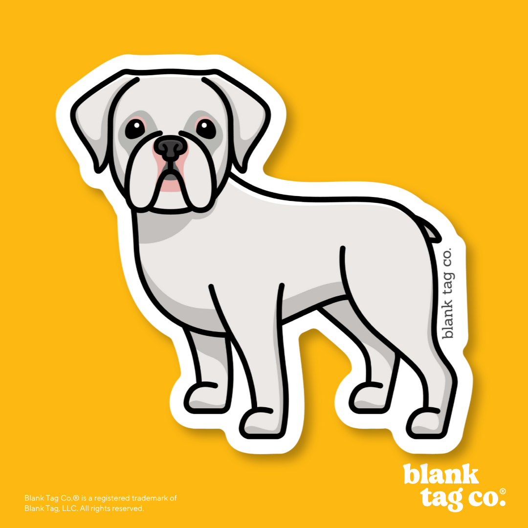 Blank Tag Co.® Waterproof Sticker - Boxer