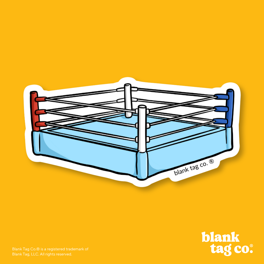 Blank Tag Co.® Waterproof Sticker - Boxing Ring
