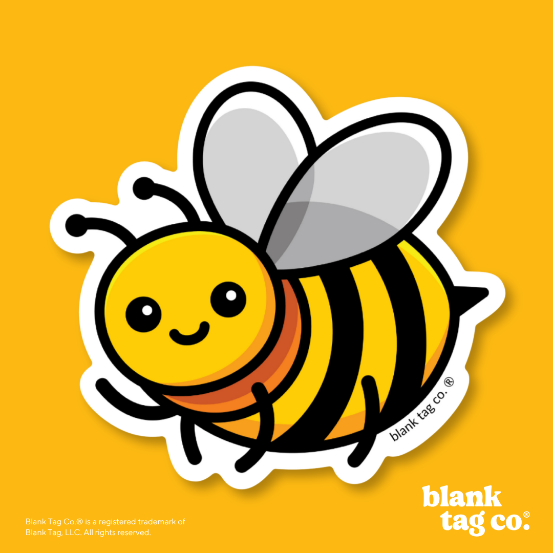 Blank Tag Co.® Waterproof Sticker - Bumble Bee
