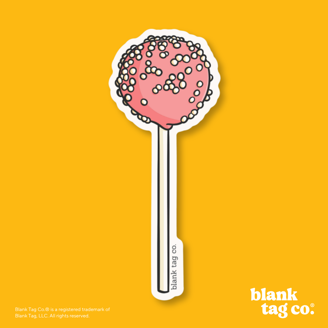 Blank Tag Co.® Waterproof Sticker - Cake Pop