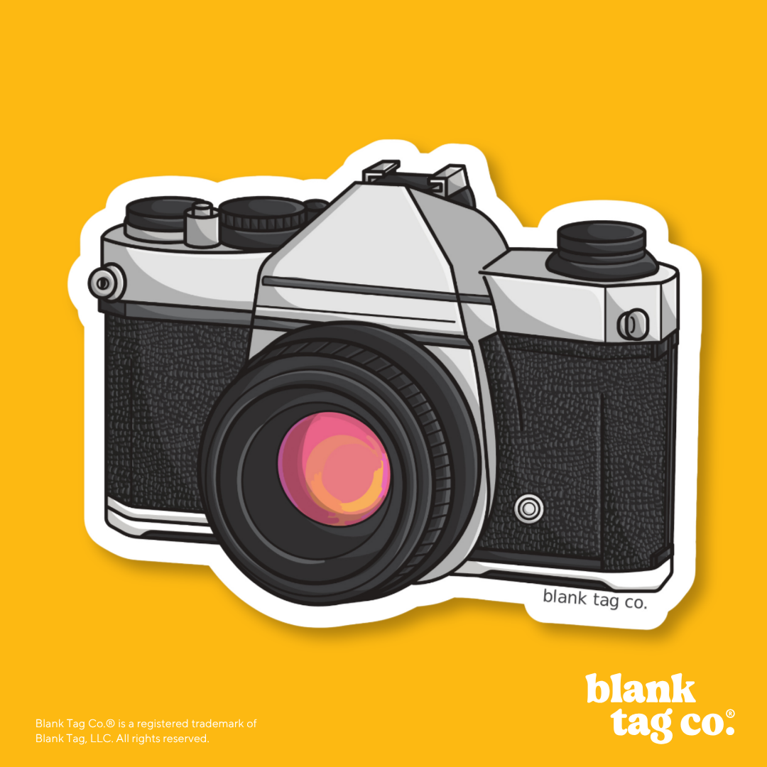Blank Tag Co.® Waterproof Sticker - Camera