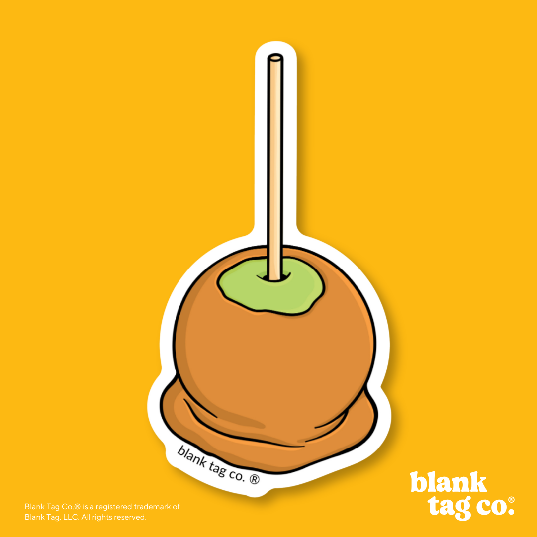 Blank Tag Co.® Waterproof Sticker - Caramel Apple