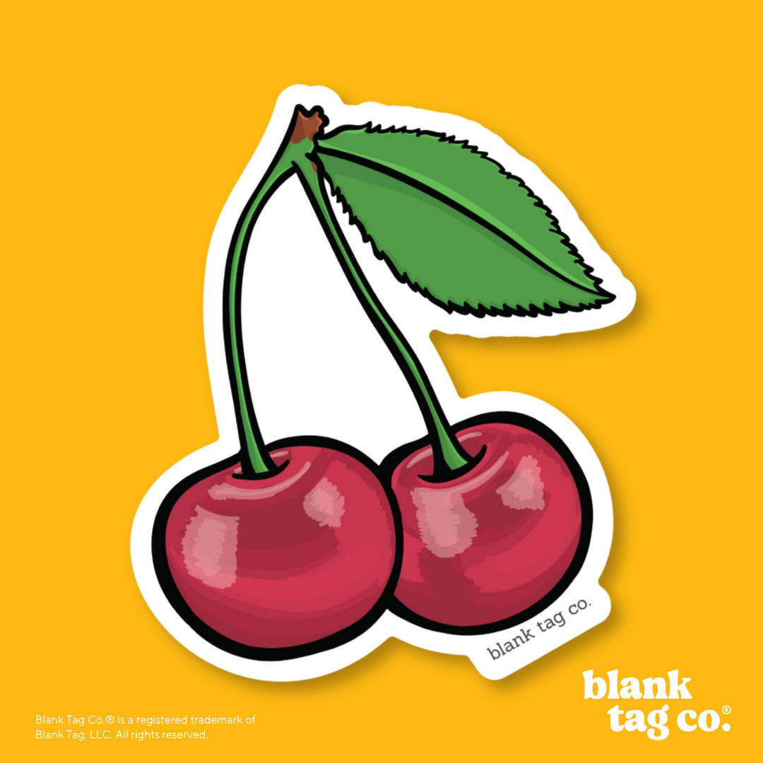 Blank Tag Co.® Waterproof Sticker - Cherries