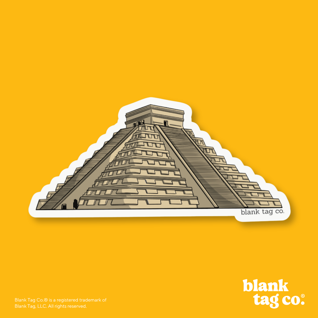 Blank Tag Co.® Waterproof Sticker - Chichen Itza