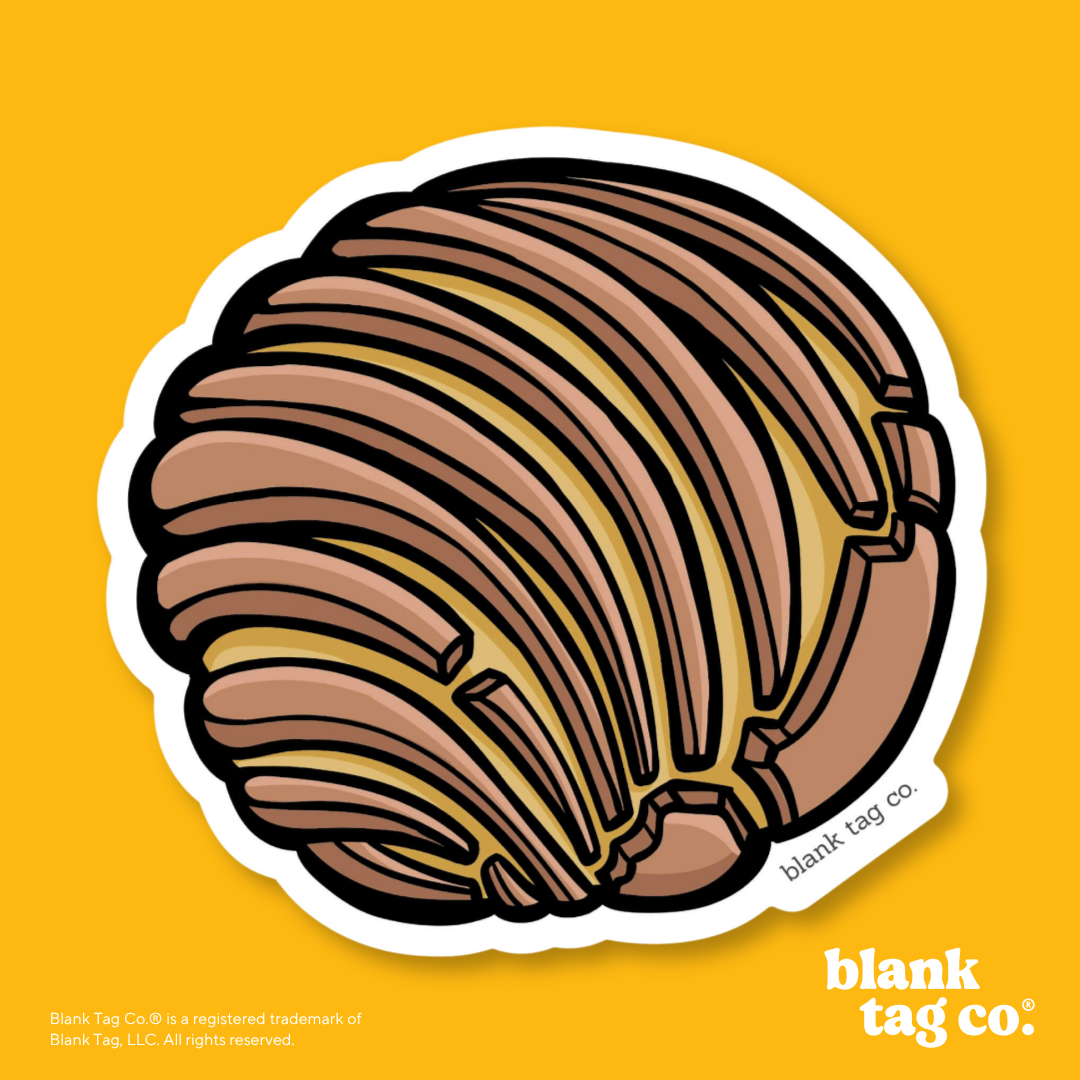 Blank Tag Co.® Waterproof Sticker - Chocolate Concha