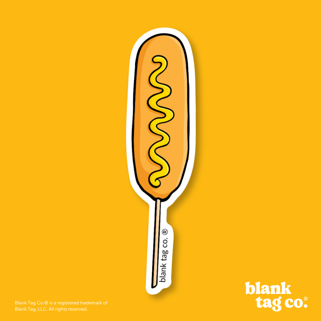 Blank Tag Co.® Waterproof Sticker - Corndog