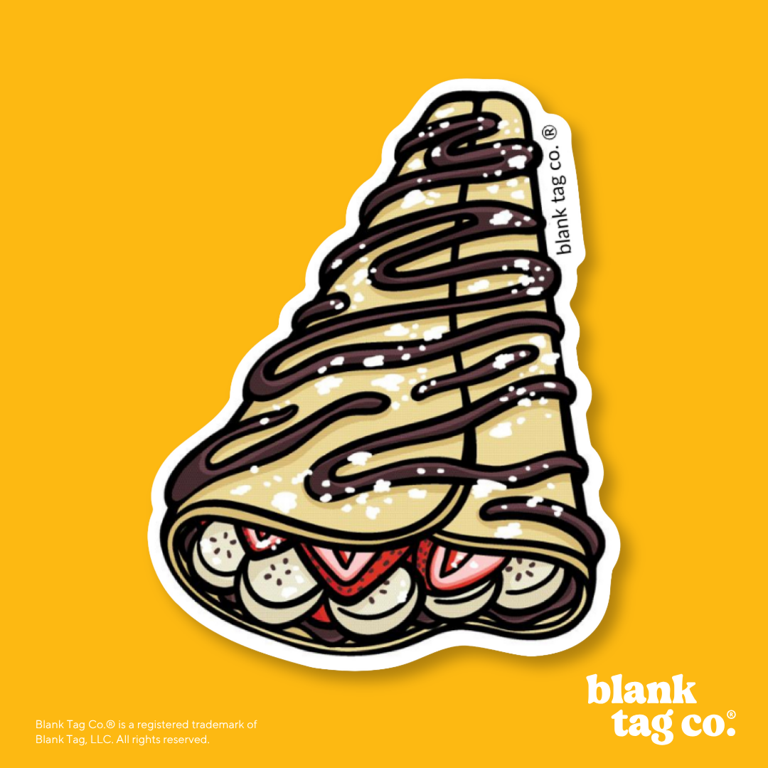 Blank Tag Co.® Waterproof Sticker - Crepe