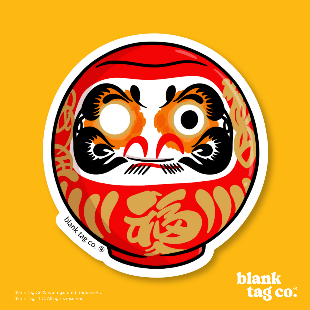 Blank Tag Co.® Waterproof Sticker - Daruma