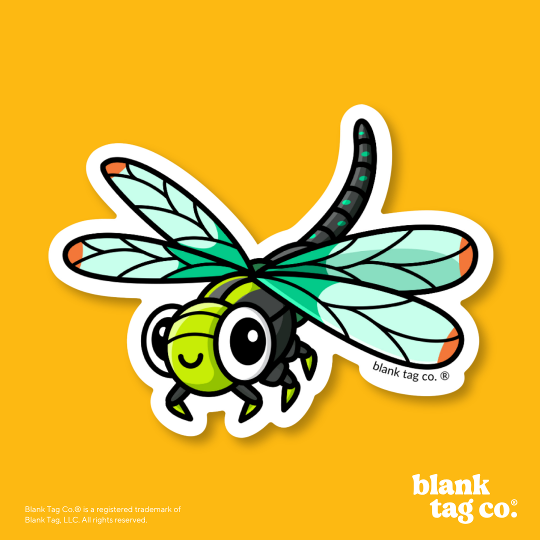Blank Tag Co.® Waterproof Sticker - Dragonfly