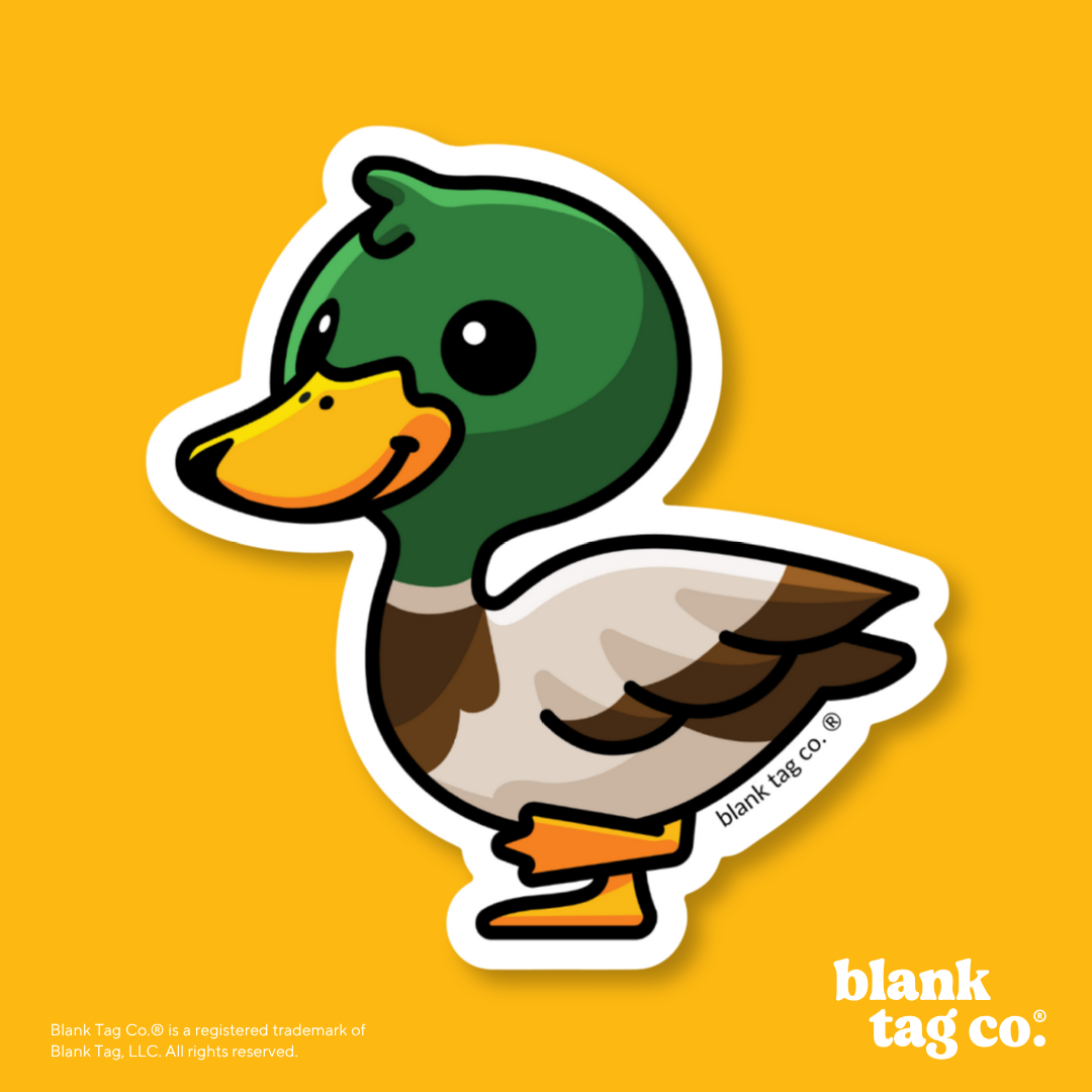 Blank Tag Co.® Waterproof Sticker - Duck