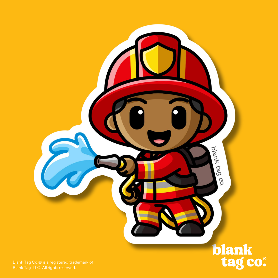 Blank Tag Co.® Waterproof Sticker - Firefighter