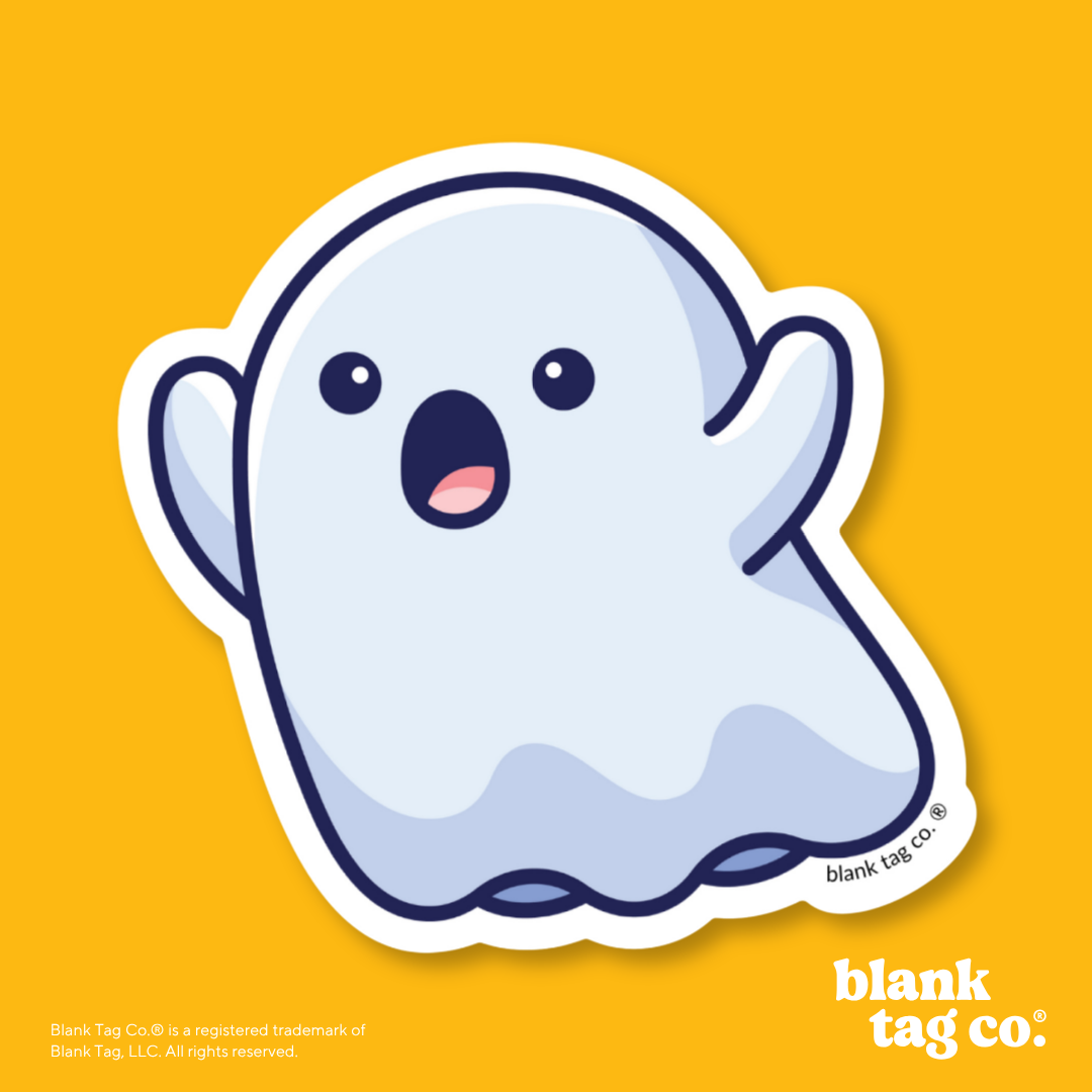 Blank Tag Co.® Waterproof Sticker - Ghost