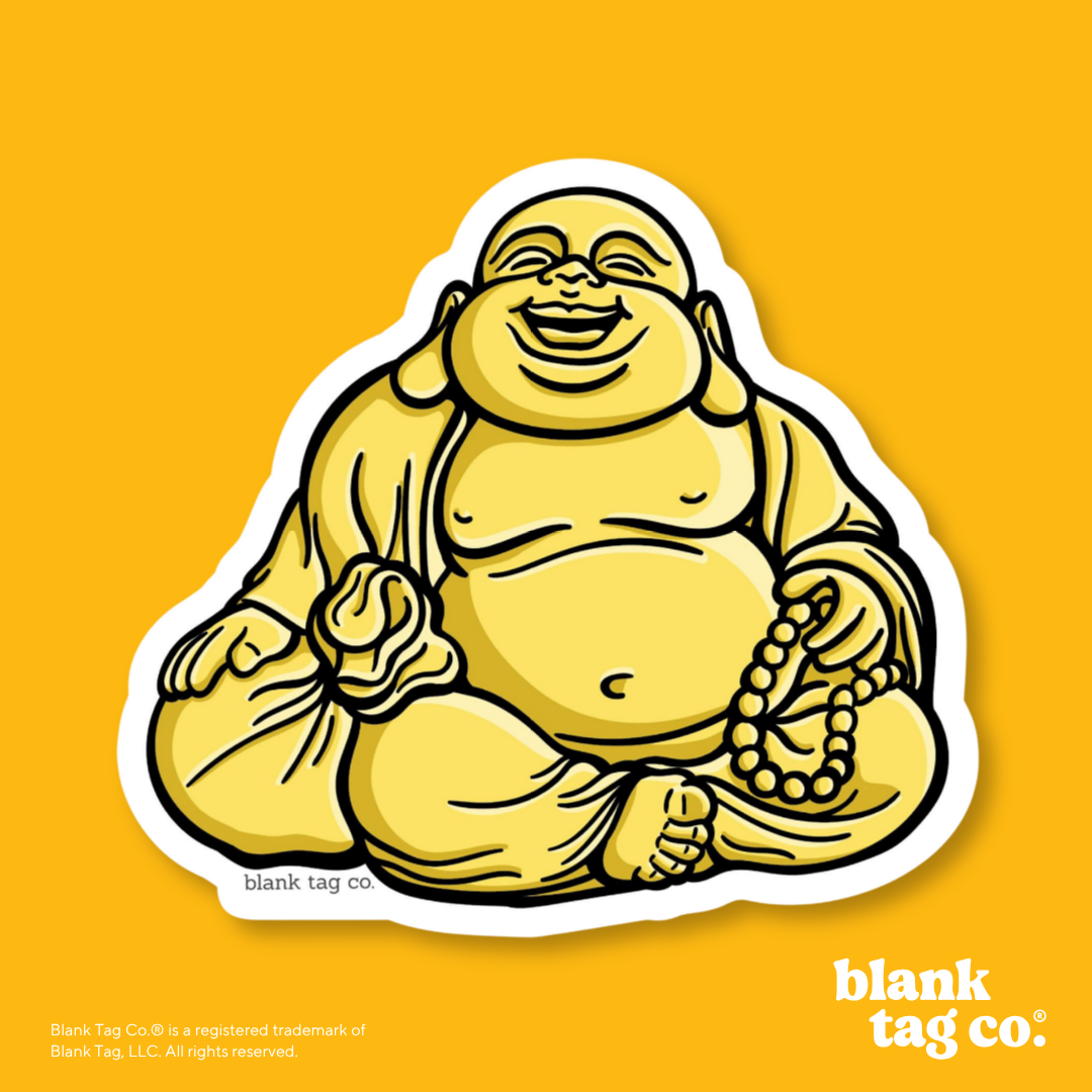 Blank Tag Co.® Waterproof Sticker - Golden Buddha
