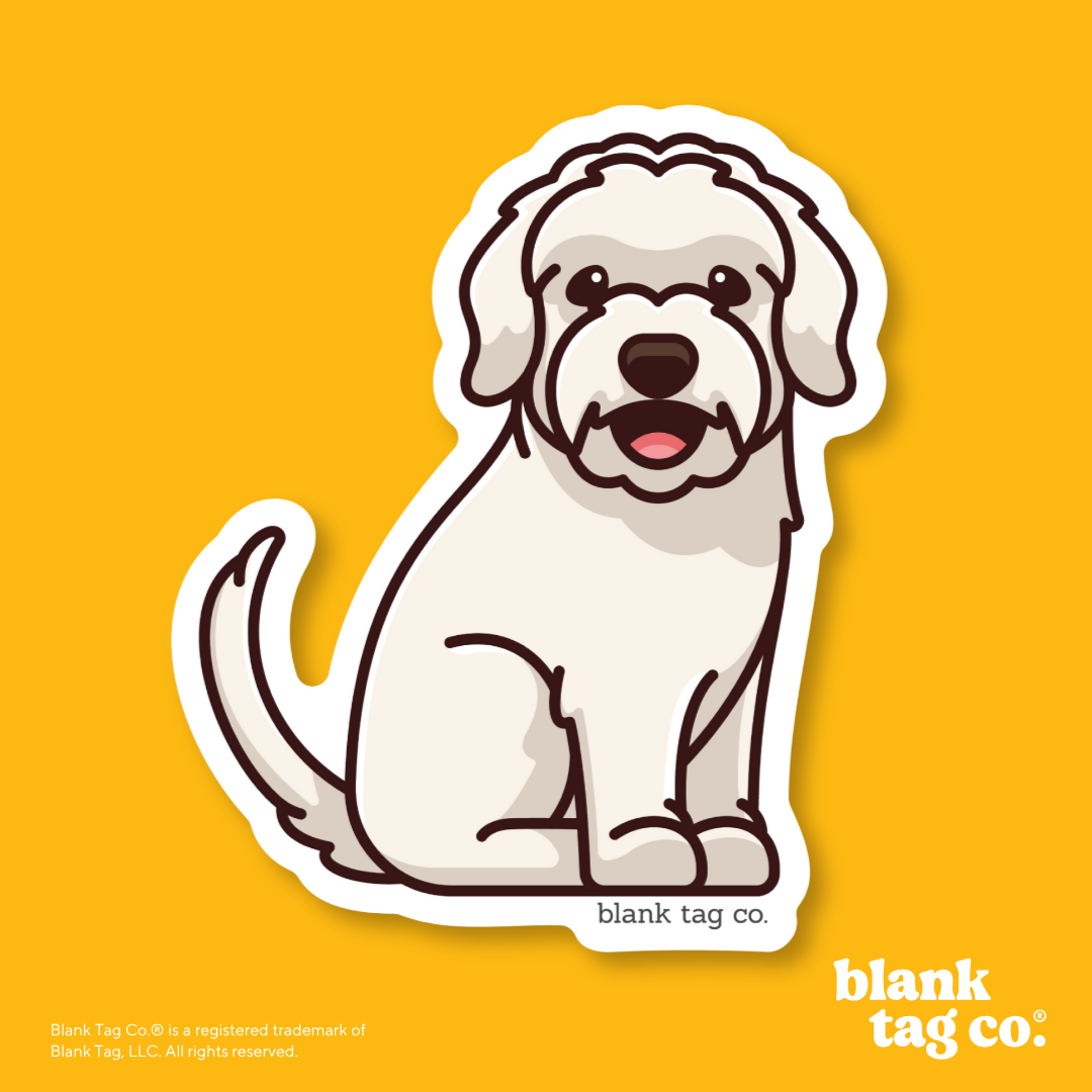 Blank Tag Co.® Waterproof Sticker - Goldendoodle