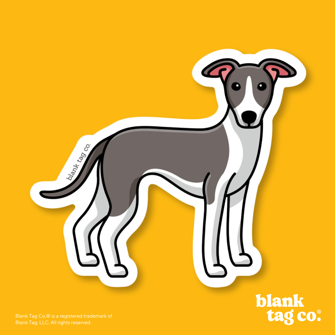 Blank Tag Co.® Waterproof Sticker - Greyhound