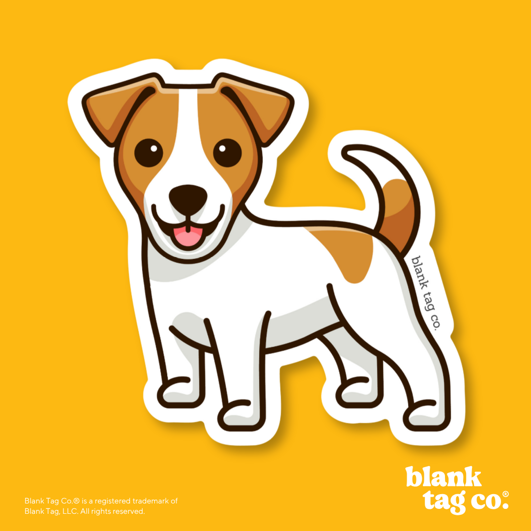 Blank Tag Co.® Waterproof Sticker - Jack Russell Terrier