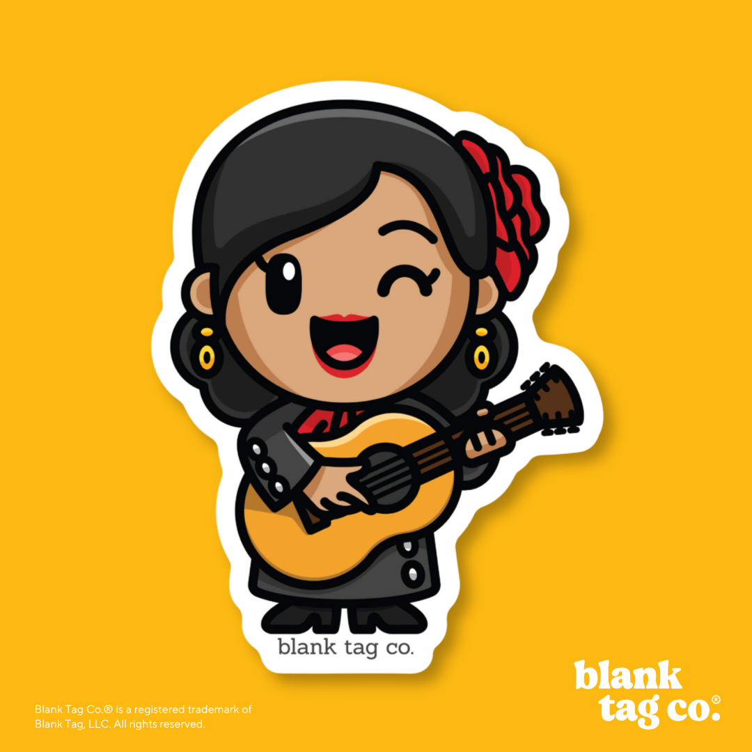 Blank Tag Co.® Waterproof Sticker - Lady Mariachi