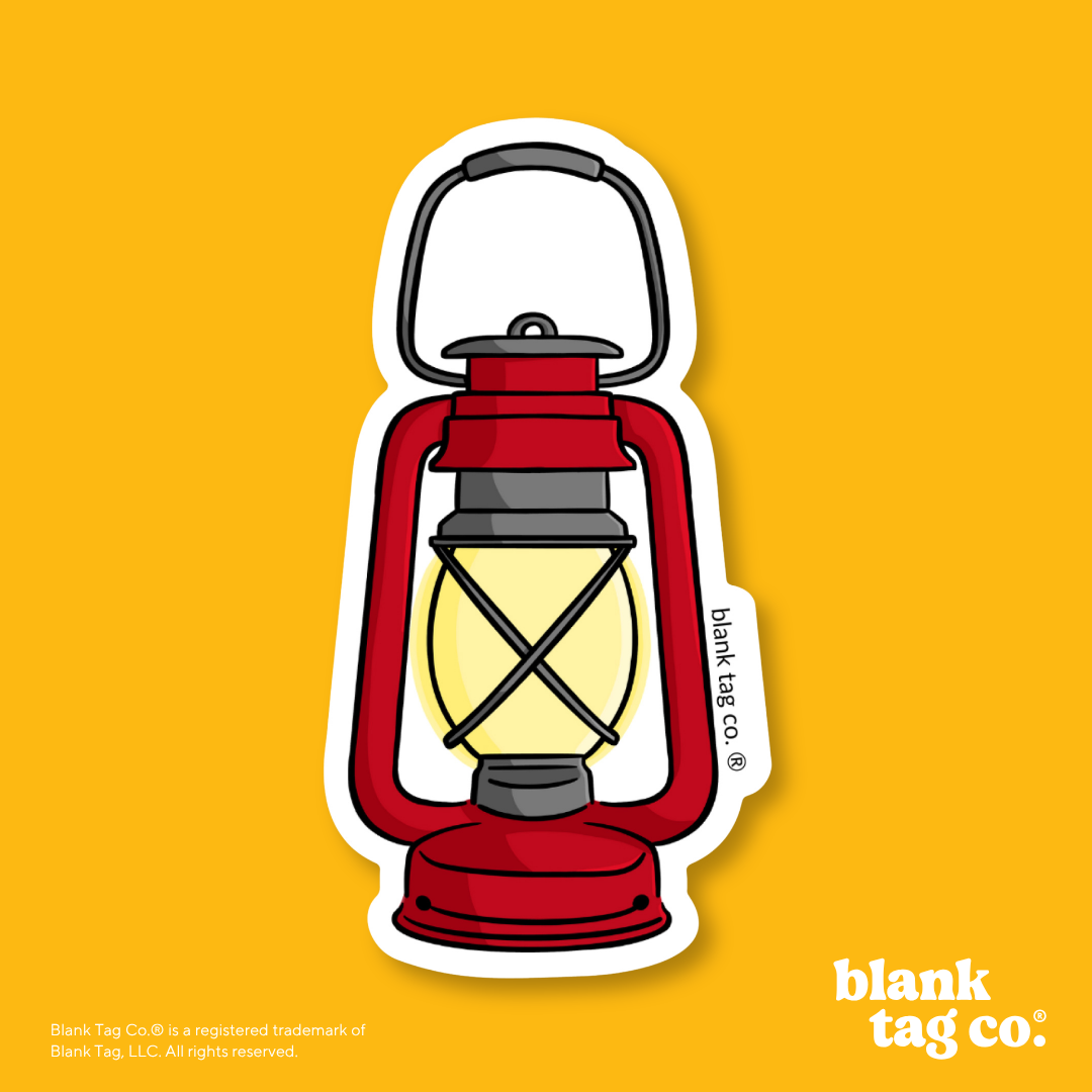 Blank Tag Co.® Waterproof Sticker - Lantern