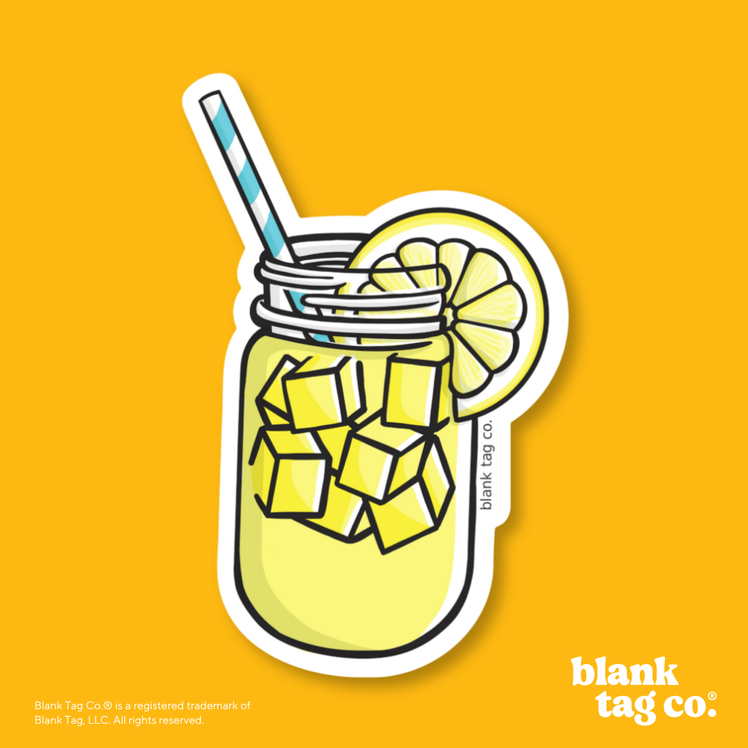 Blank Tag Co.® Waterproof Sticker - Lemonade