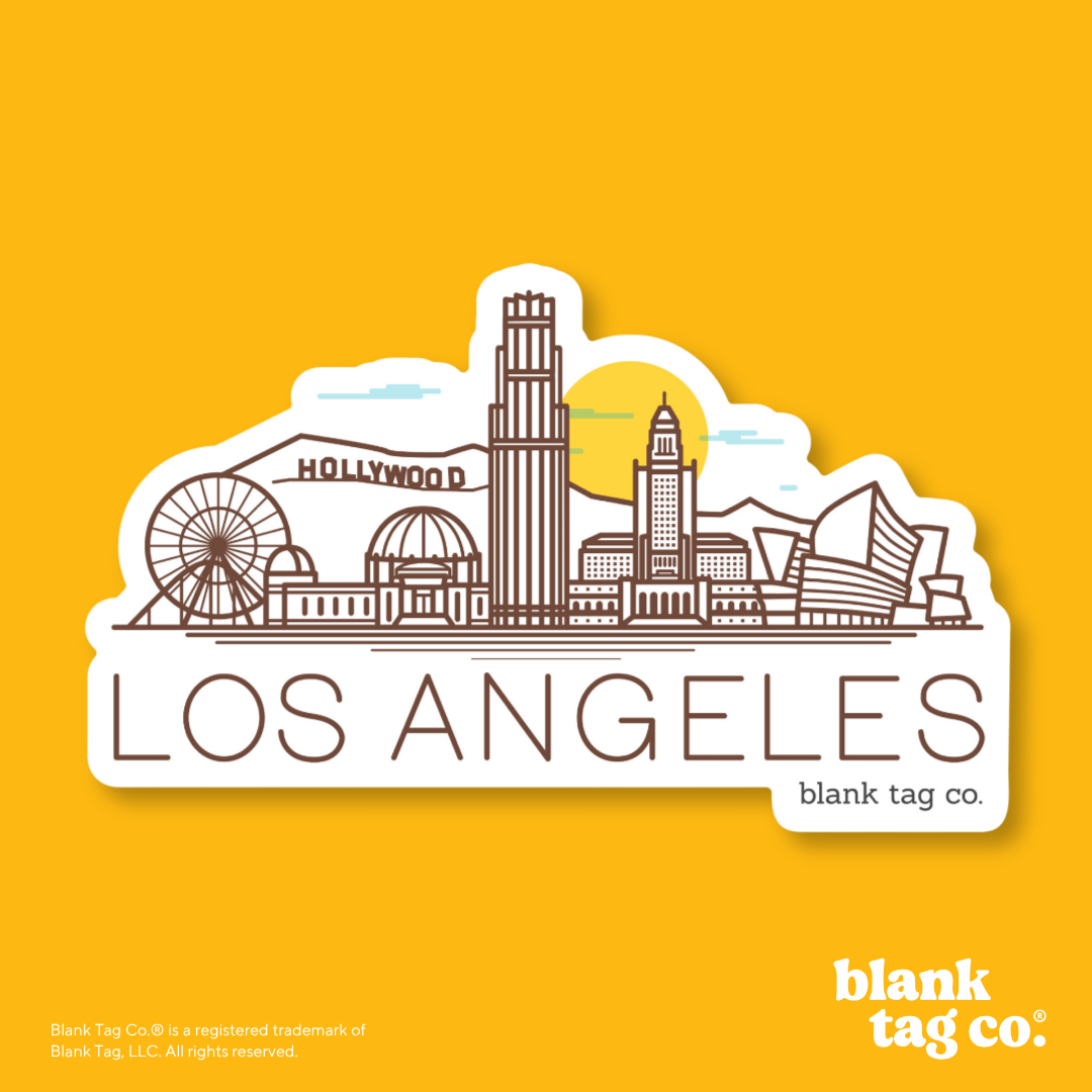 Blank Tag Co.® Waterproof Sticker - Los Angeles Monuments