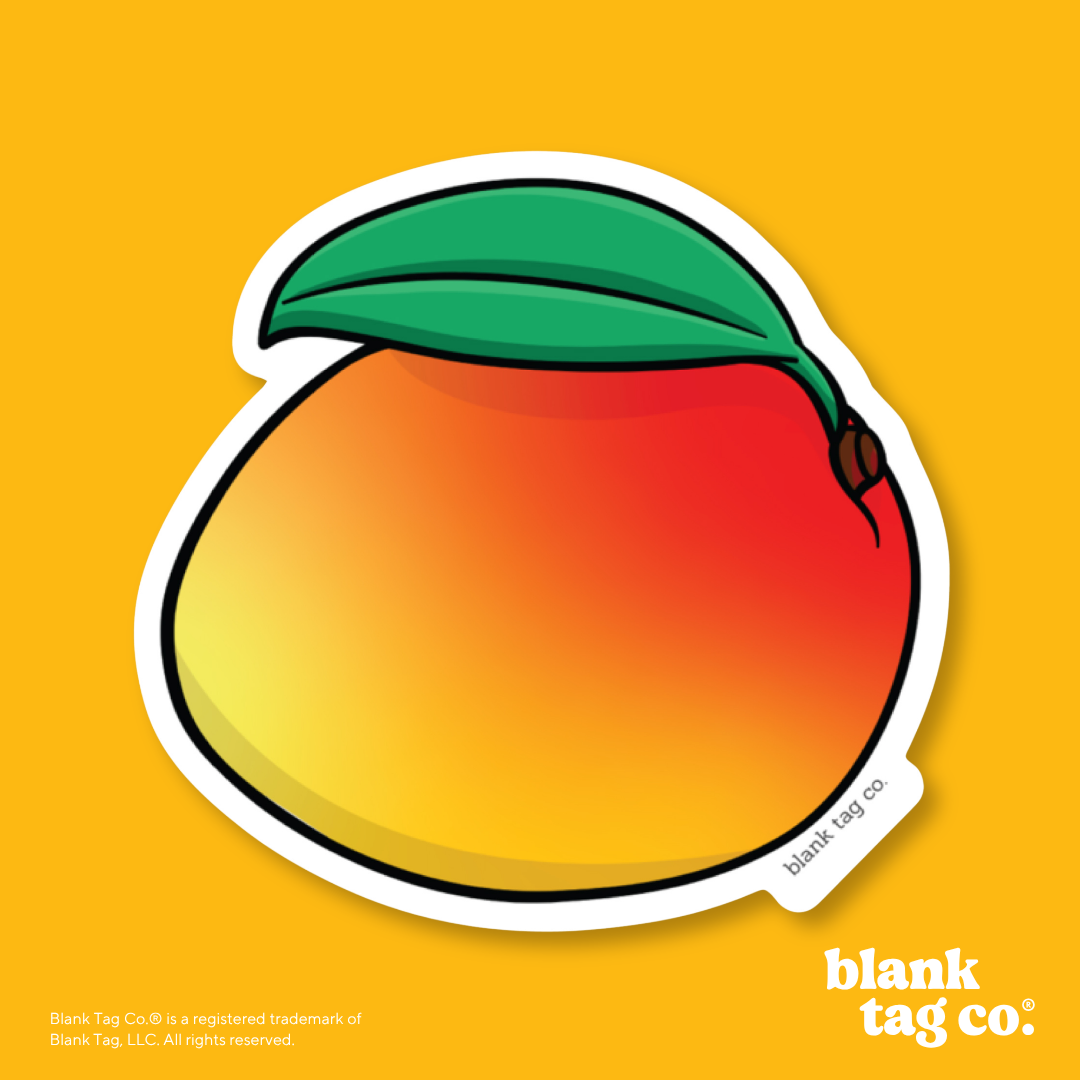 Blank Tag Co.® Waterproof Sticker - Mango