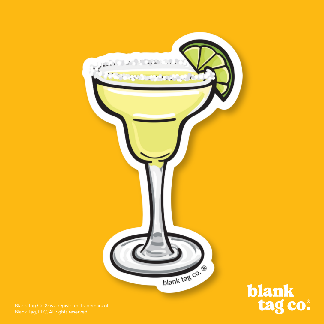 Blank Tag Co.® Waterproof Sticker - Margarita