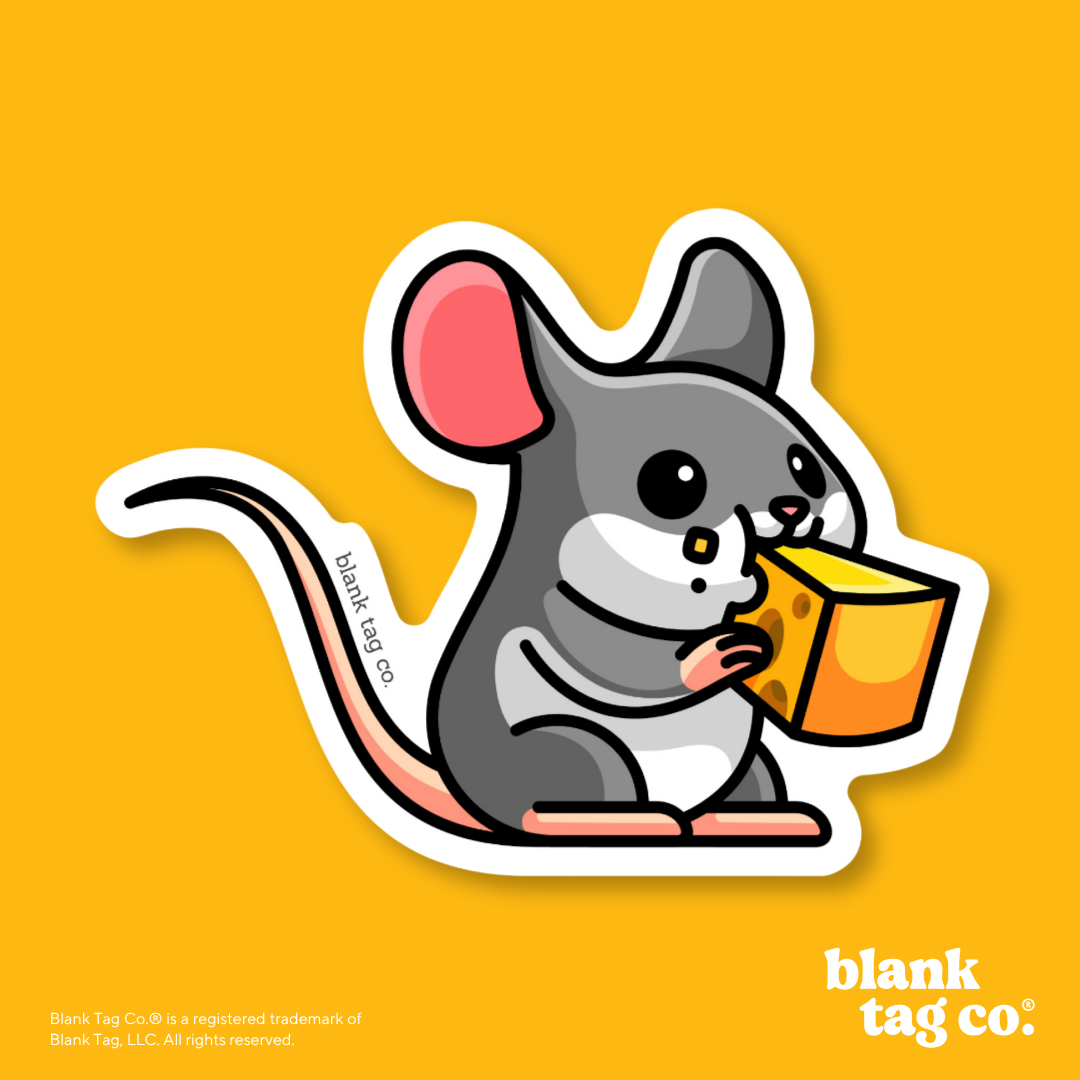 Blank Tag Co.® Waterproof Sticker - Mouse