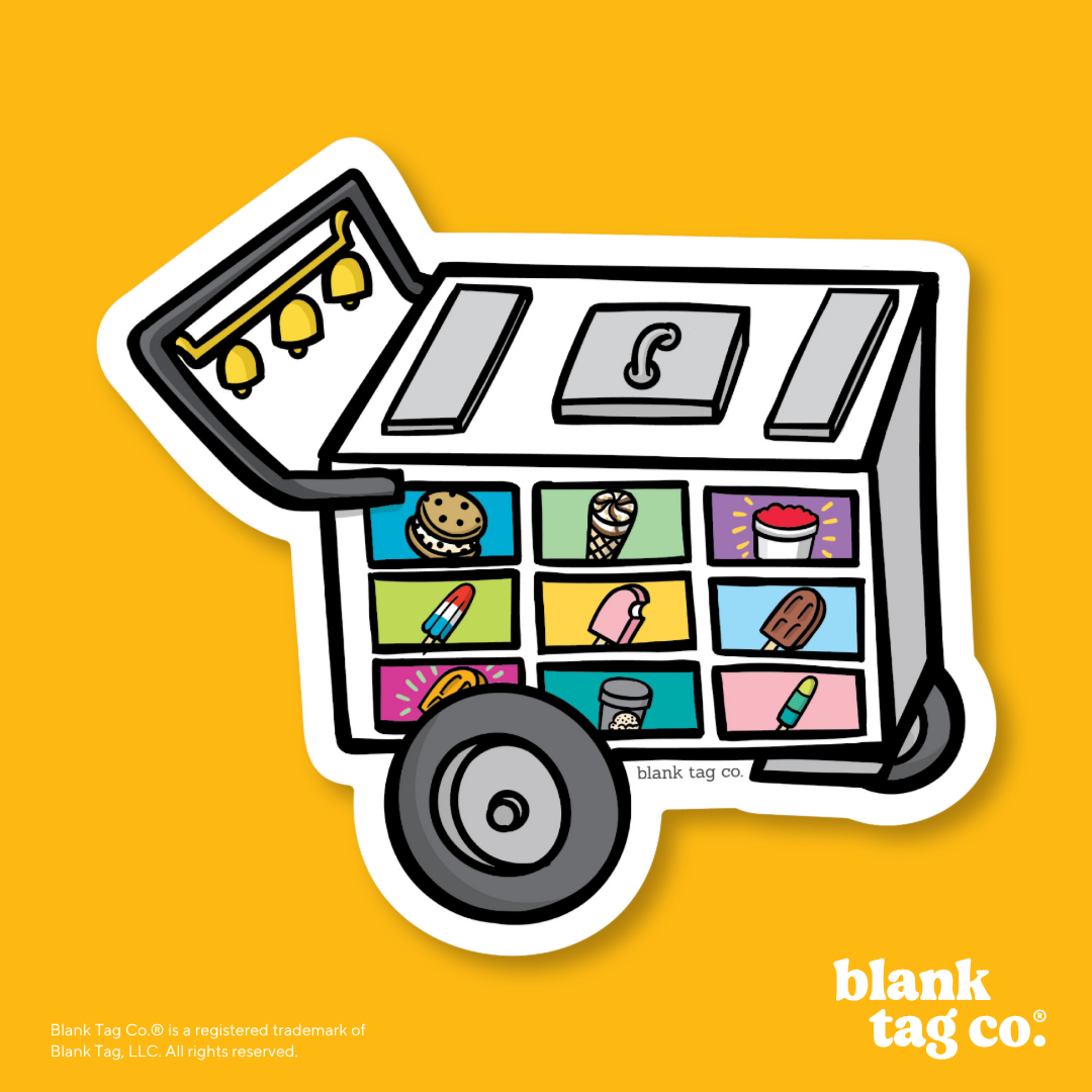 Blank Tag Co.® Waterproof Sticker - Paleta Cart