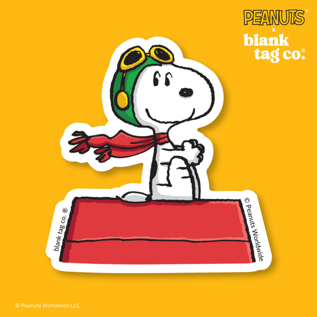 Peanuts® Waterproof Sticker - Flying Ace Original