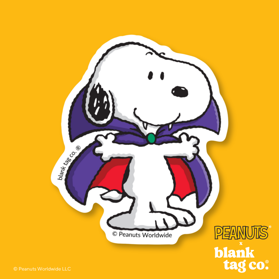 Peanuts® Waterproof Sticker - Vampire Snoopy