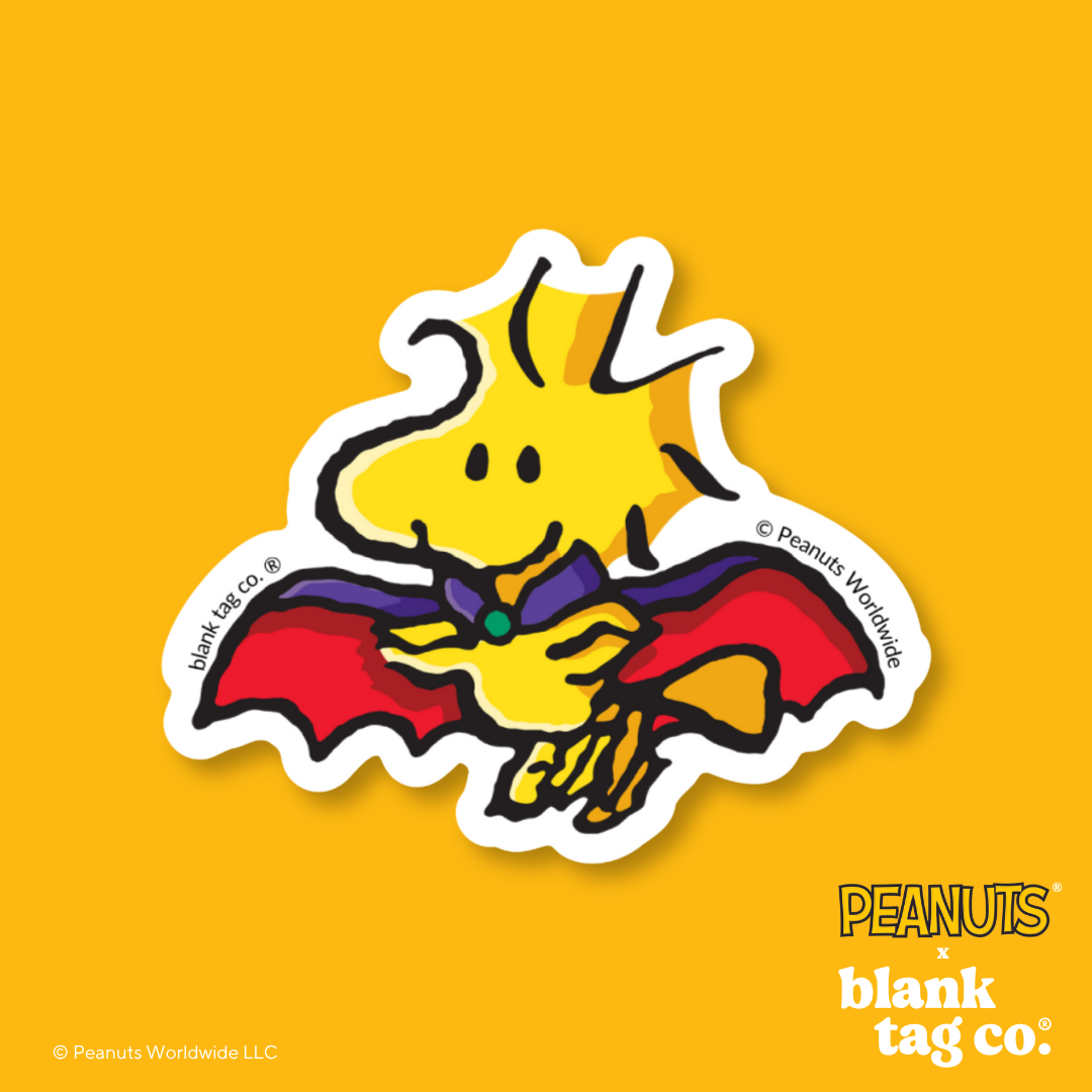 Peanuts® Waterproof Sticker - Vampire Woodstock