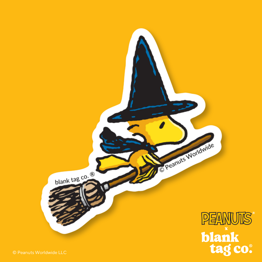 Peanuts® Waterproof Sticker - Witch Woodstock