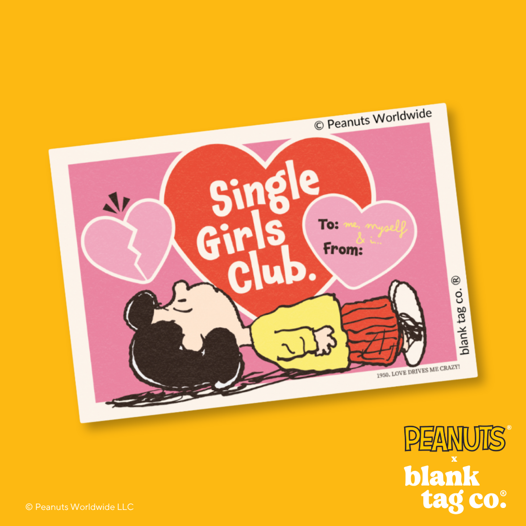 Peanuts® Waterproof Sticker - Single Girls Club
