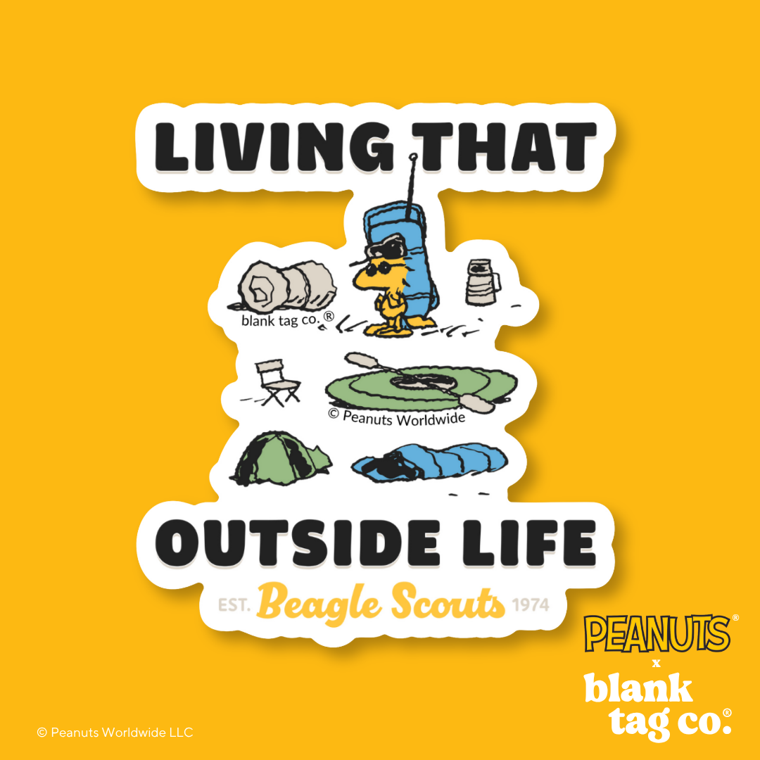 Peanuts® Waterproof Sticker - Living That Outside Life