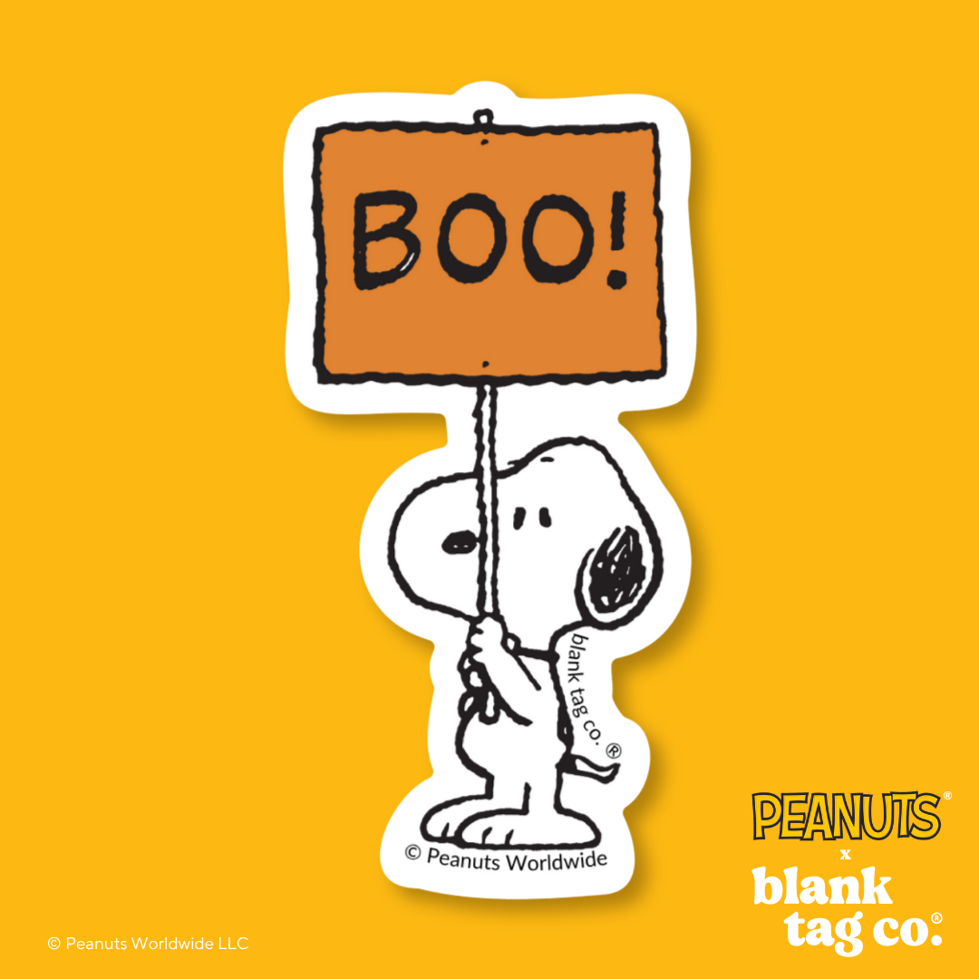 Peanuts® Waterproof Sticker - Boo