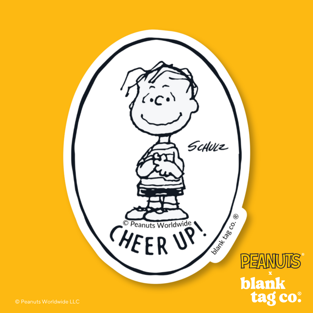 Peanuts® Waterproof Sticker - Cheer Up Linus