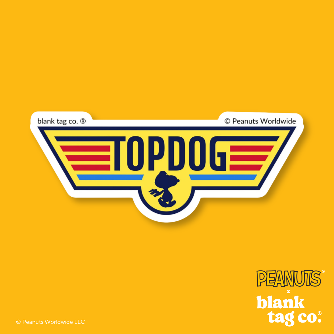 Peanuts® Waterproof Sticker - Top Dog Flying Ace
