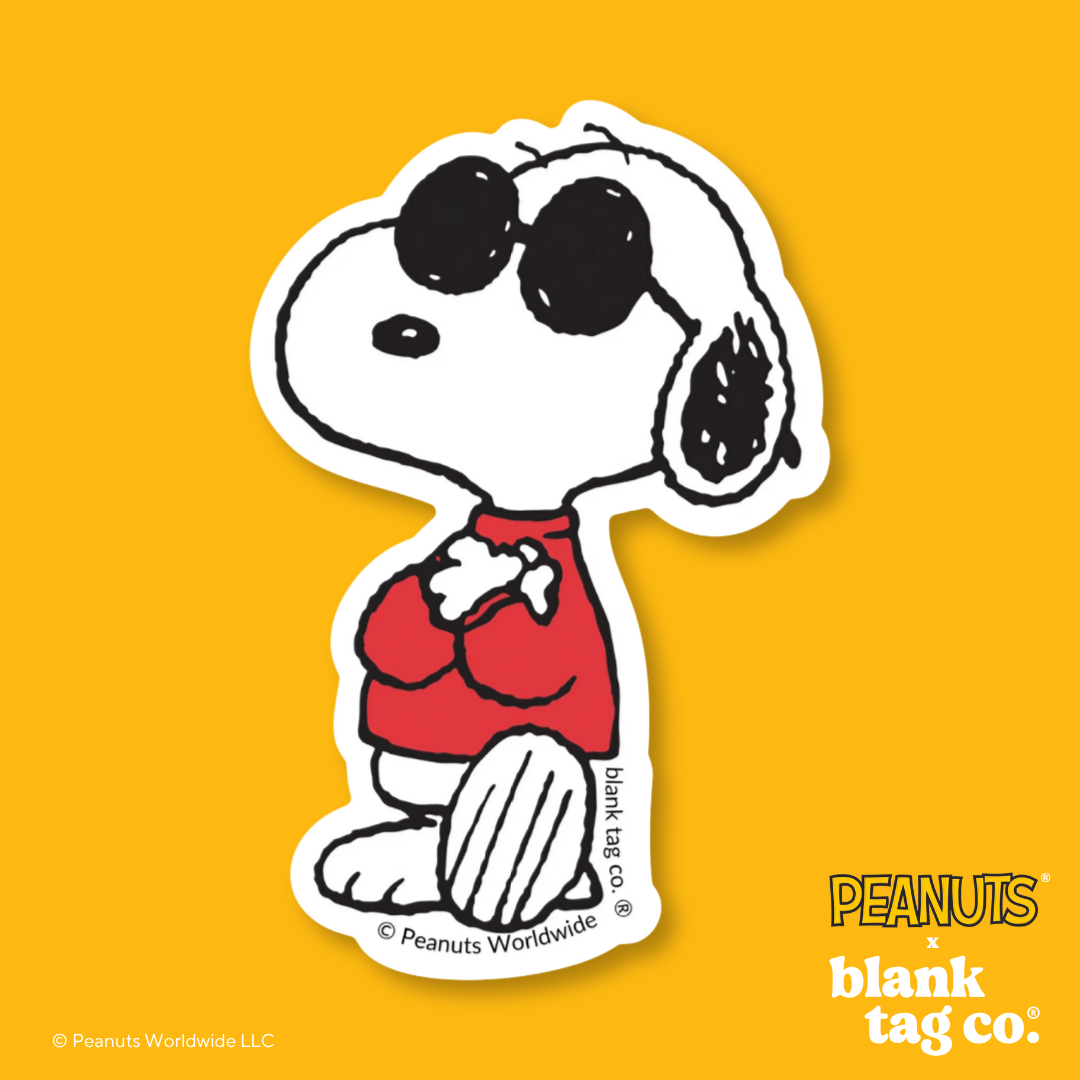 Peanuts® Waterproof Sticker - Joe Cool Posted Up
