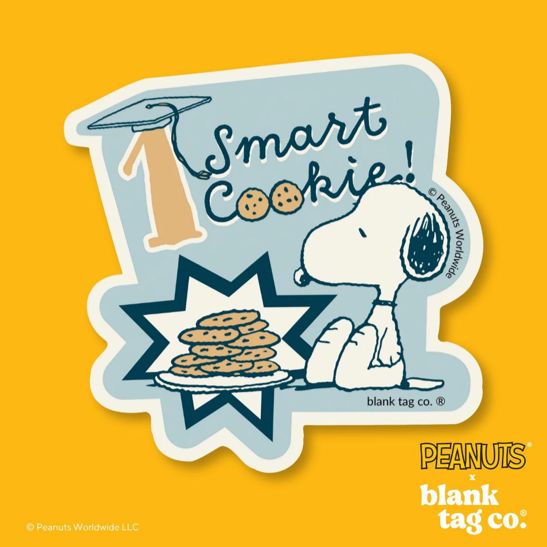 Peanuts® Waterproof Sticker - 1 Smart Cookie